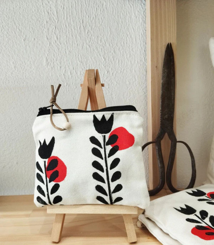 Monedero scandinavian floral the ink job 2