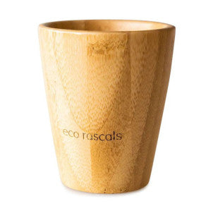 Vaso bamboo rosa 190ml+tapa eco rascals 2