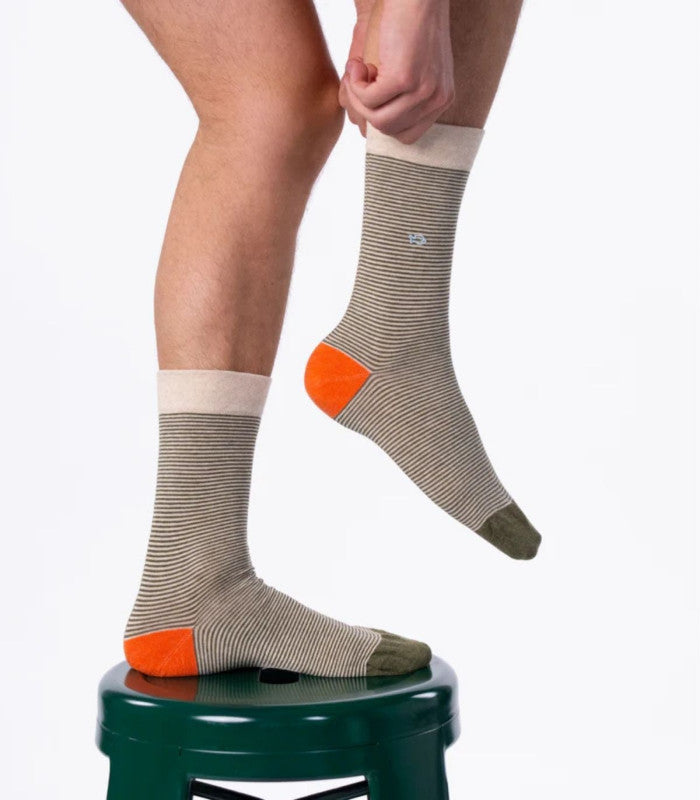 Calcetines billy belt rayas finas campo 1