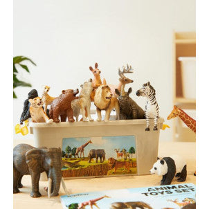 Set de figuras animales salvajes mideer 2