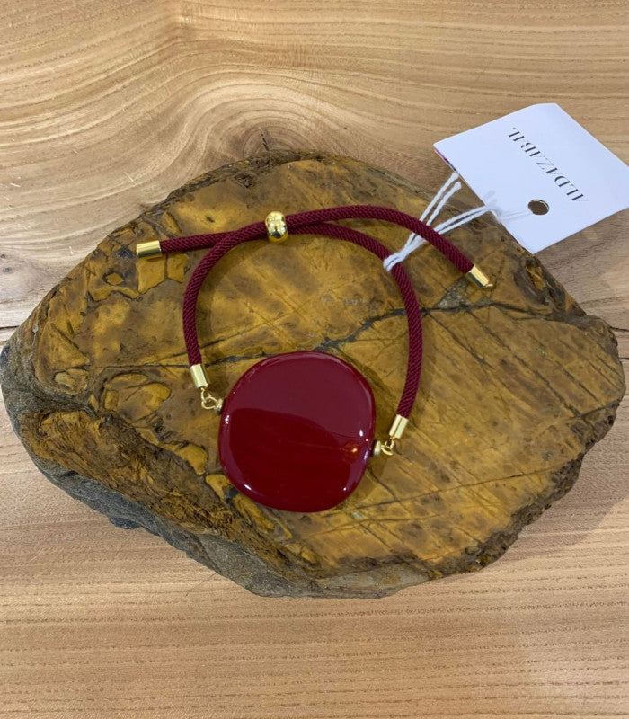 Pulsera sollube grande burdeos aldazabal joyas 1