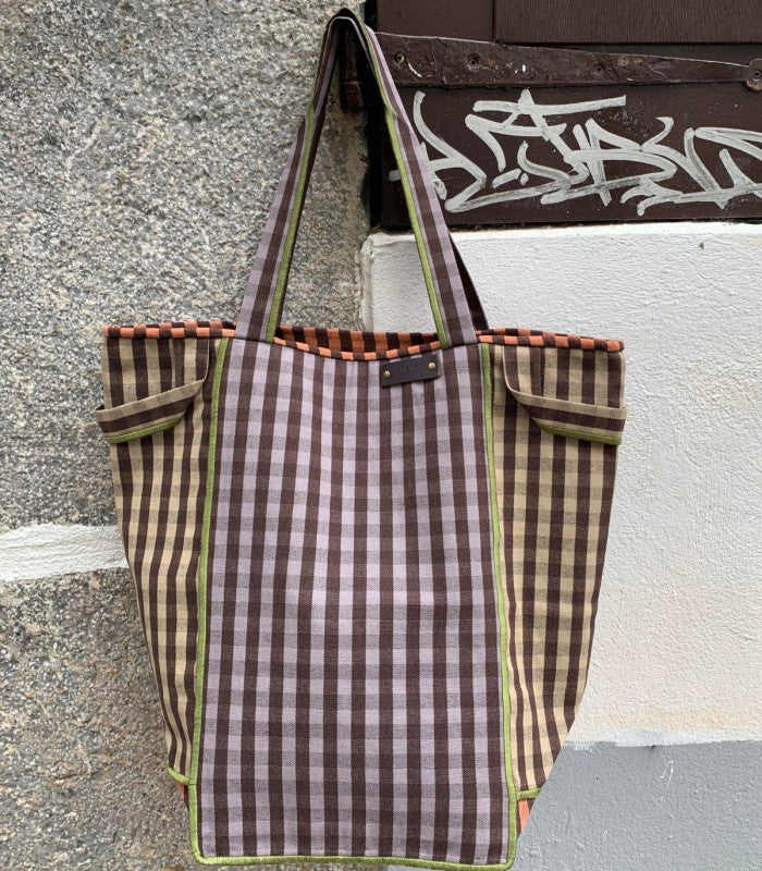 Bolso shopping maxi barbara lavanda skandal 1