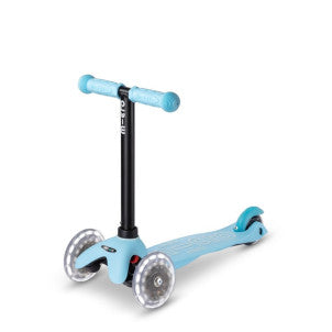 Patinete mini2grow deluxe led azul micro 2