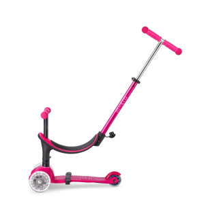 Patinete mini2grow deluxe led rosa micro 1