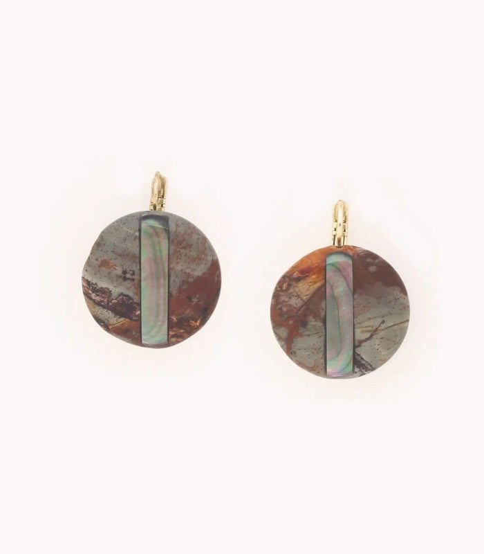 Pendiente l´ile rouss nature bijoux 1