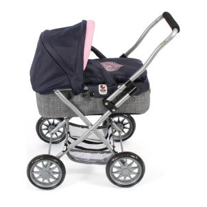 Cochecito de muñecas smarty marino gris bayer chic 2