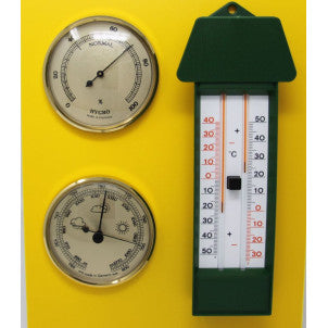 Estacion metereologica con instrumentos y veleta wissner 2