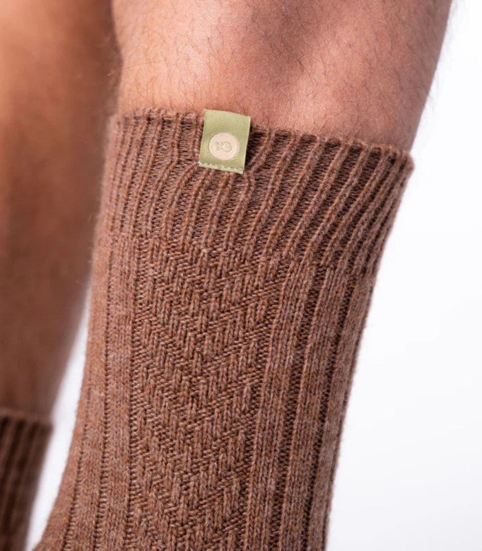 Calcetines billy belt lana brown 2