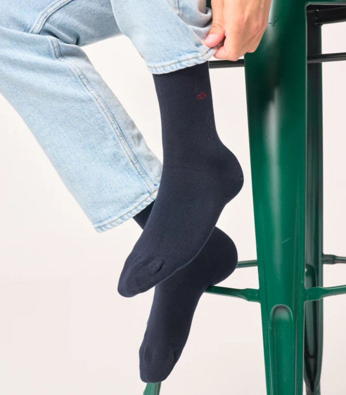 Calcetines billy belt navy 2