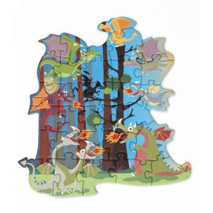 Puzzle contour dragones scratch 2