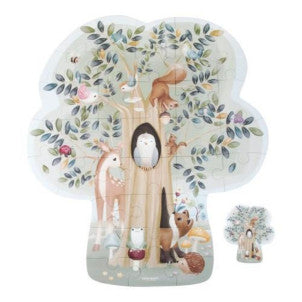 Puzzle de suelo forest friends little dutch 2