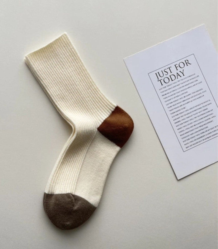 Calcetines gohobi bloque blanco 1
