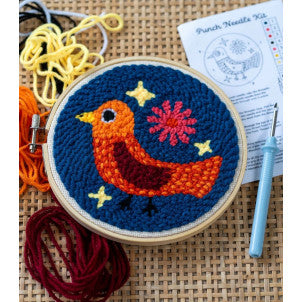 Kit de bordado pajaro kikkerland 2
