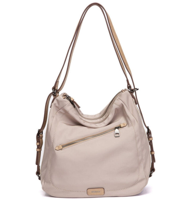 Bolso mochila abbacino trendy ona beige 2