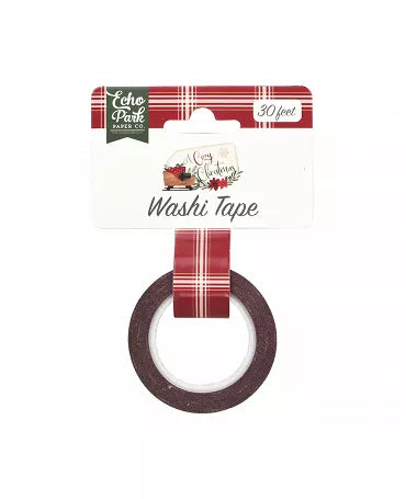 Washi Tape Echo Park cuadros granates 2