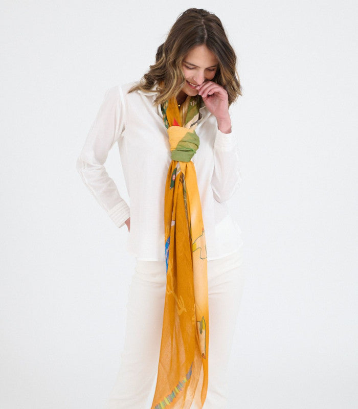 Fular gertrud orange storiatipic 1