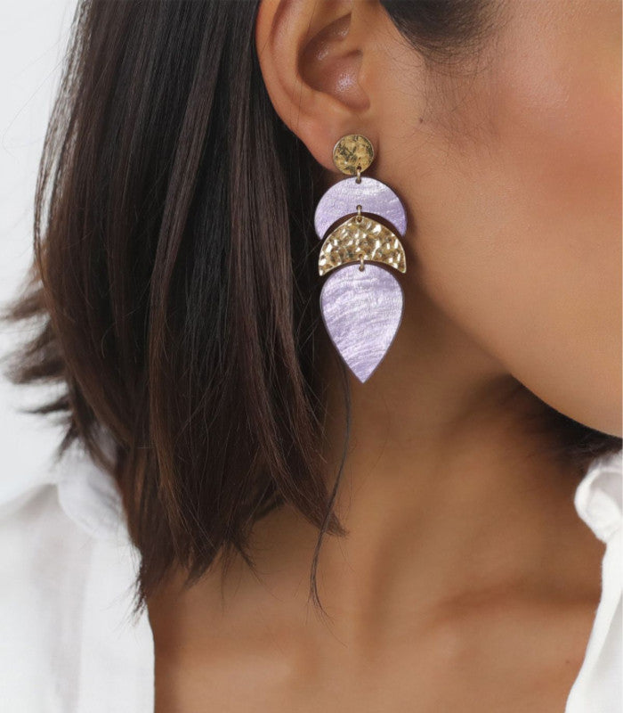 Pendiente dolly amethyste franck herval 1
