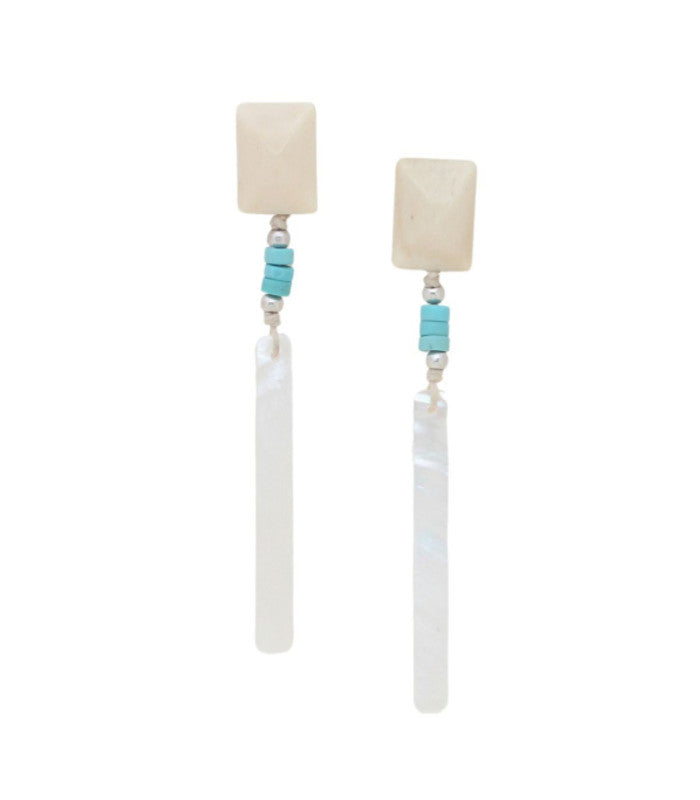Pendiente milos nature bijoux 2