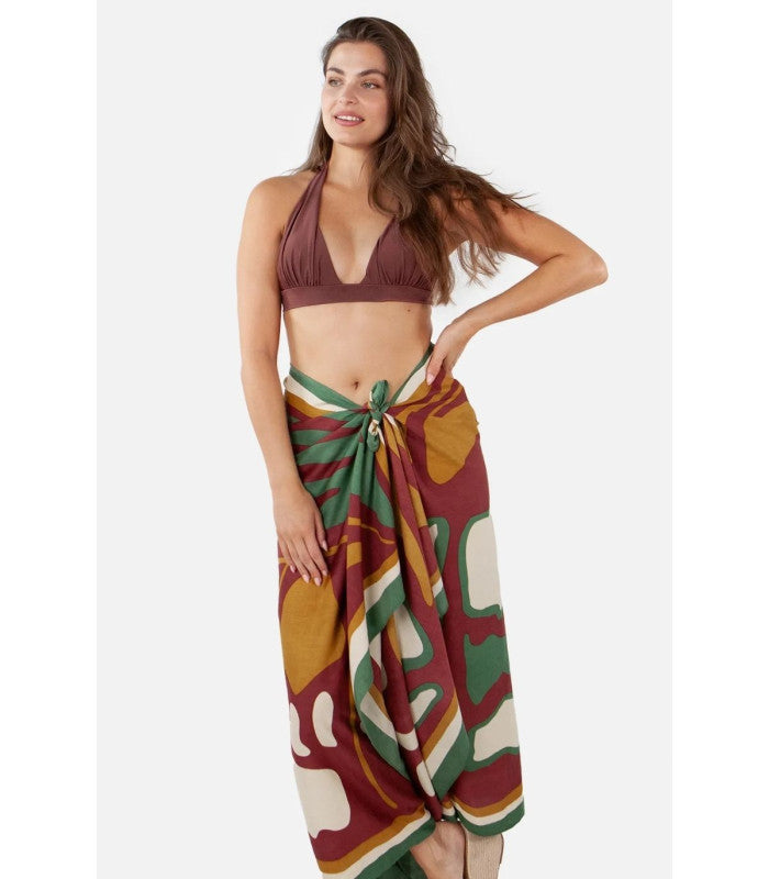 Pareo azuloc maroon barts amsterdam 2