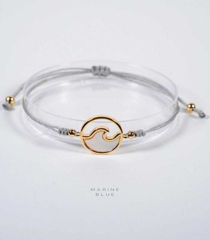 Pulsera waves misty moon marine blue 1