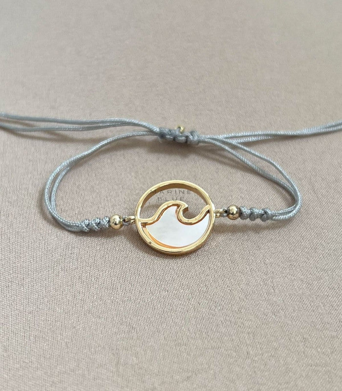 Pulsera waves misty moon marine blue 2