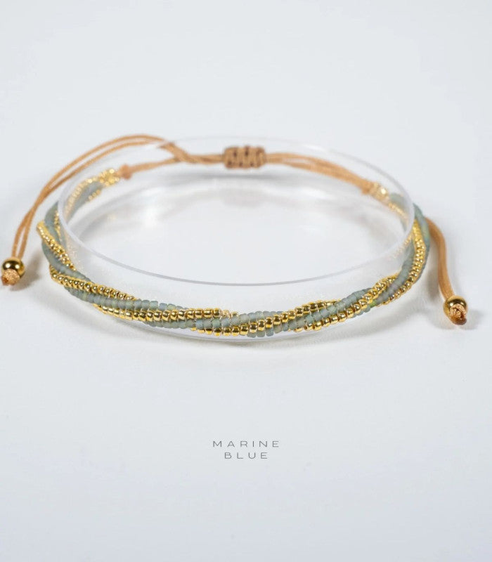 Pulsera solo spyne misty moon marine blue 1