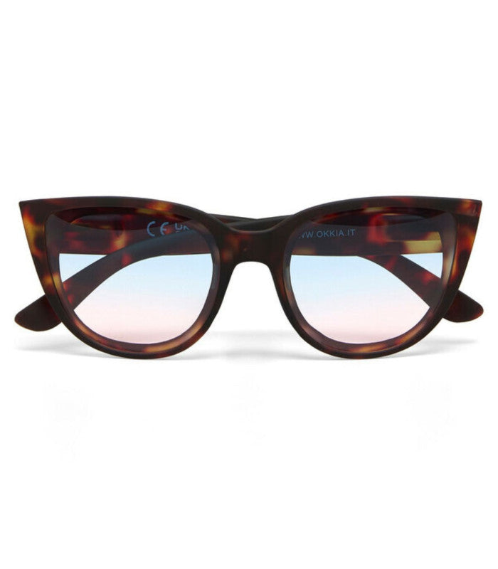 Gafas de sol okkia silvia havana blue pink lens 1