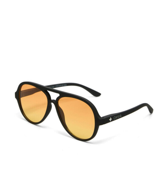 Gafas de sol okkia alessio black yellow lens 2