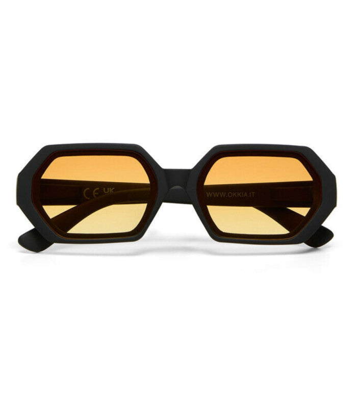Gafas de sol okkia andrea black yellow lens 1