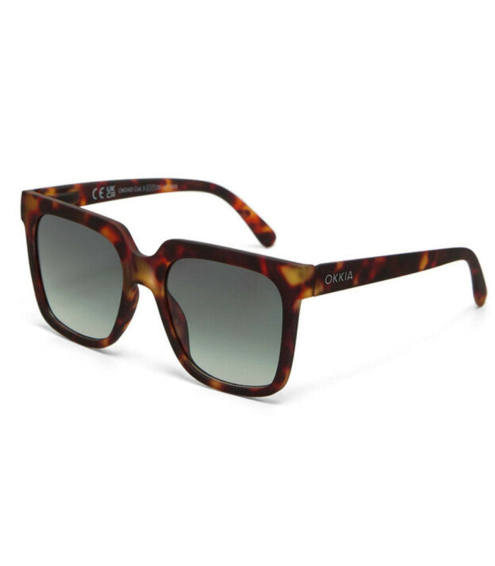 Gafas de sol okkia roma havana green lens 2