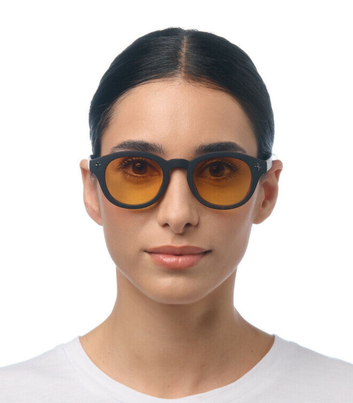 Gafas de sol okkia milano black havana yellow lens 2