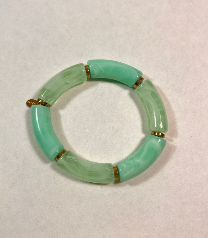 Pulsera verde agua miss pompon 1