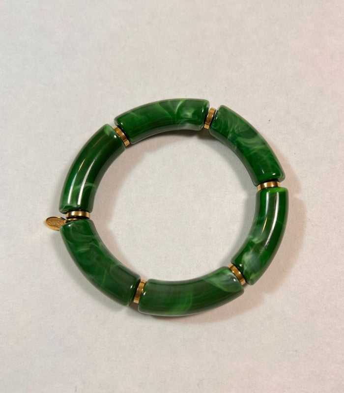 Pulsera verde bosque miss pompon 1