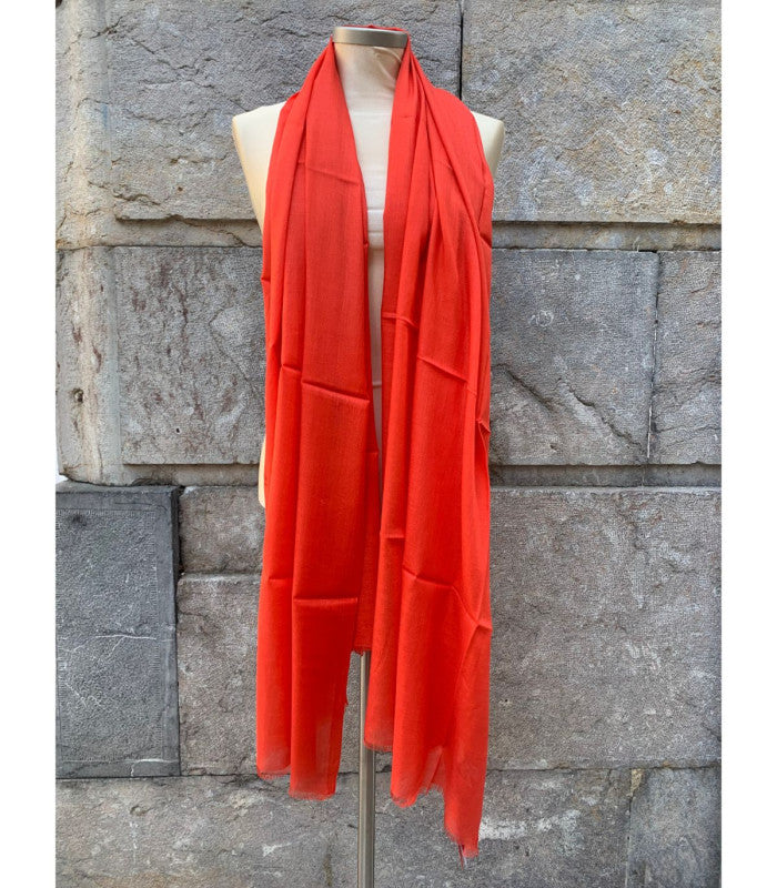 Fular plain orange palombina 1