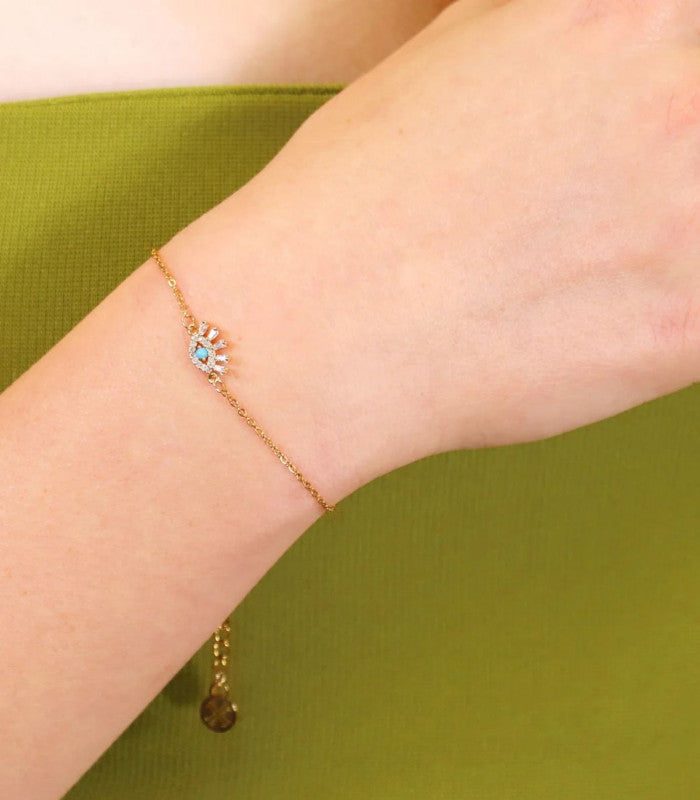 Pulsera shine lucent dorado anartxy 2