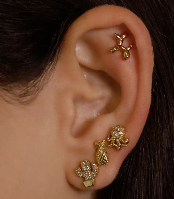 Piercing anana dorado anartxy 2