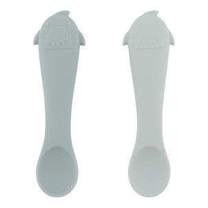 Pack 2 cucharas para bebe mr. shark trixie 1