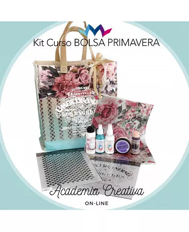 KIT Bolsa Primavera + Vídeo tutorial ACADEMIA CREATIVA MONTEJO 1