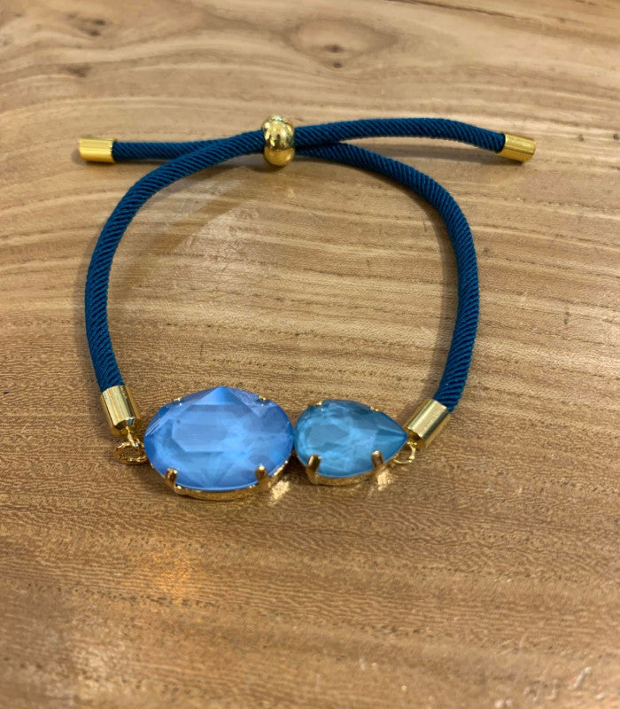 Pulsera hock azul aldazabal joyas 1