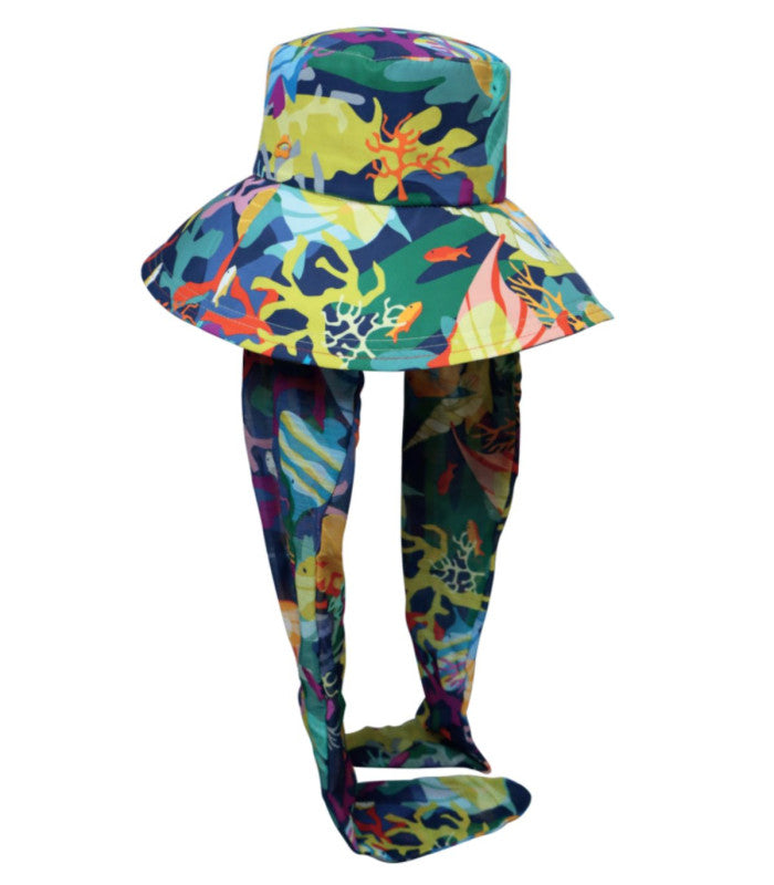 Sombrero beatrice foulard blue lucky hat 1