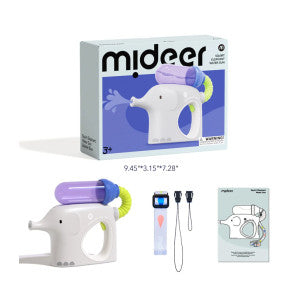 Pistola de agua elefante azul mideer 2