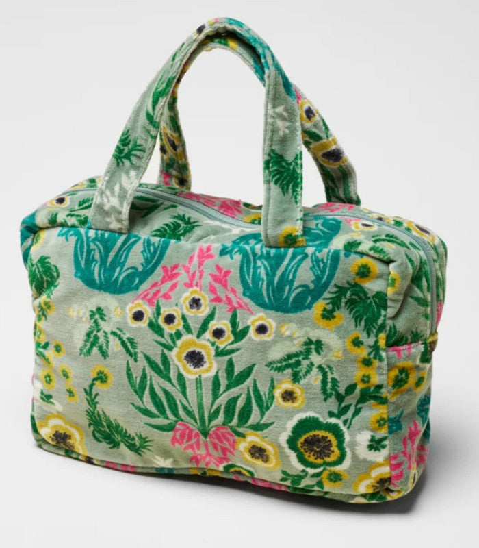 Bolso velvet pequeño swainston green les touristes 1