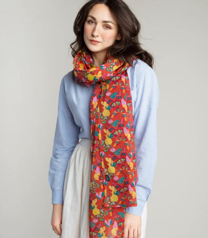 Fular pareo holy red clay les touristes 1