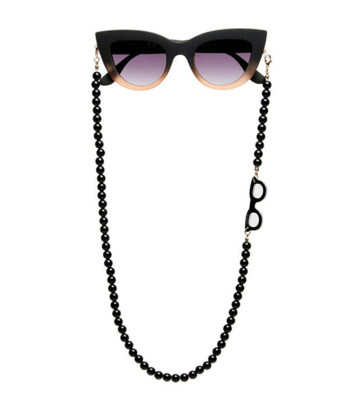 Cadena para gafas okkia sphere black pearl 1
