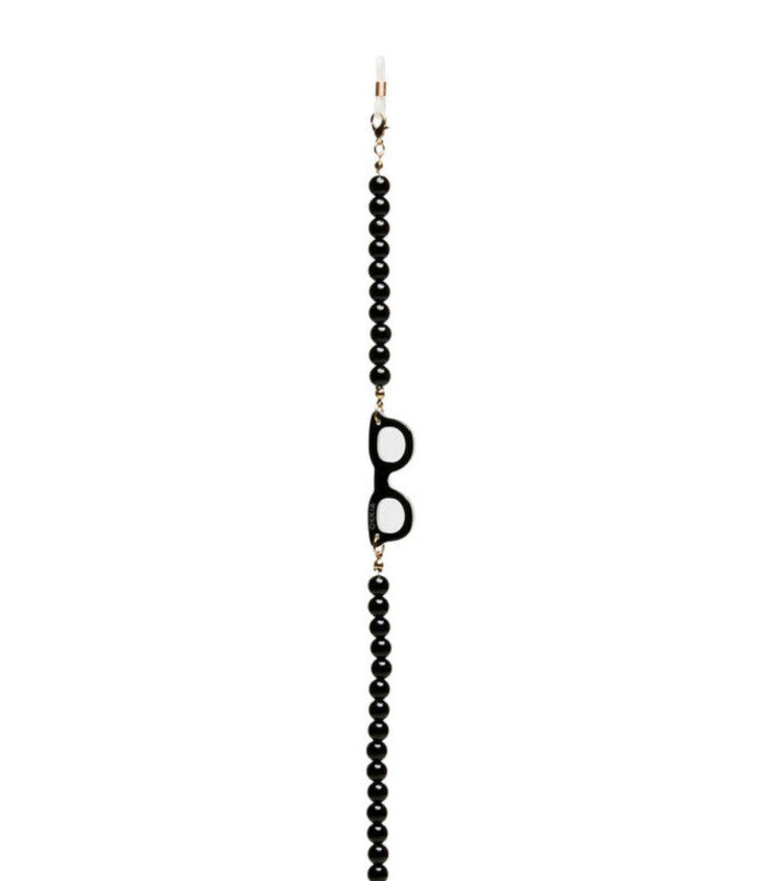Cadena para gafas okkia sphere black pearl 2