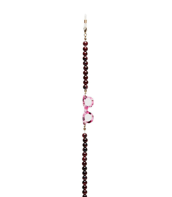 Cadena para gafas okkia sphere colorees chocolate opal 2