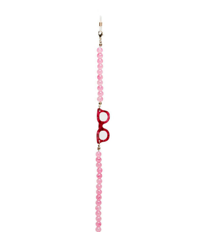 Cadena para gafas okkia sphere colorees rose quartz 2