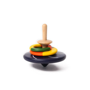 Trompo de madera balancing blue wooderful life 2