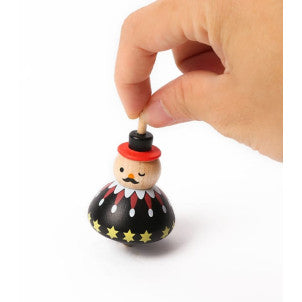 Trompo de madera figural black magician wooderful life 2