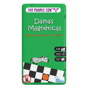 Juego magnetico de viaje damas to go the purple cow 1